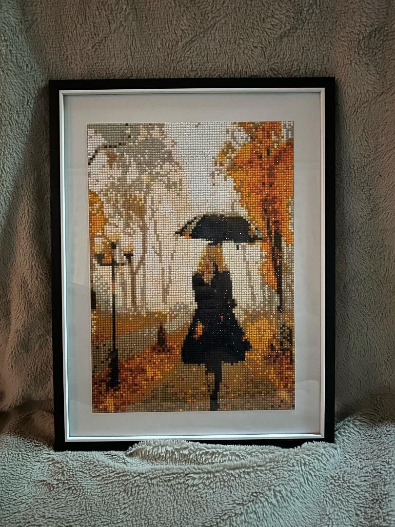 Autumn Girl diamond art kit