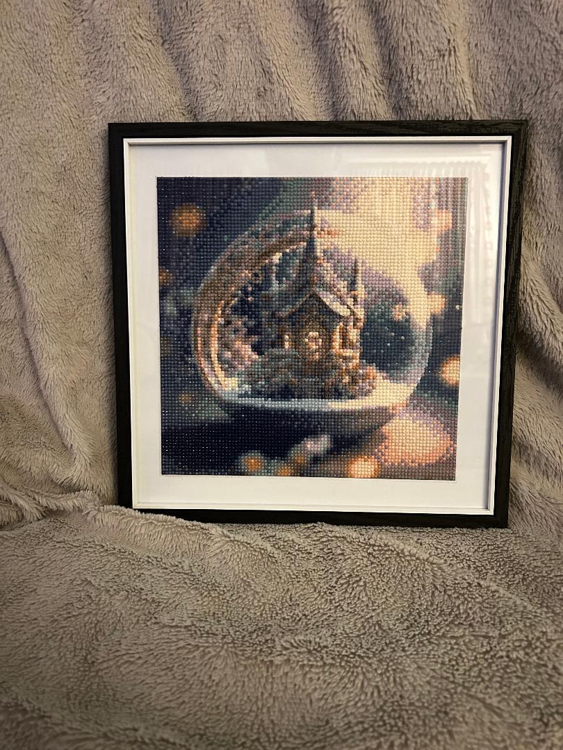 Castle in a bubble diamond art kit