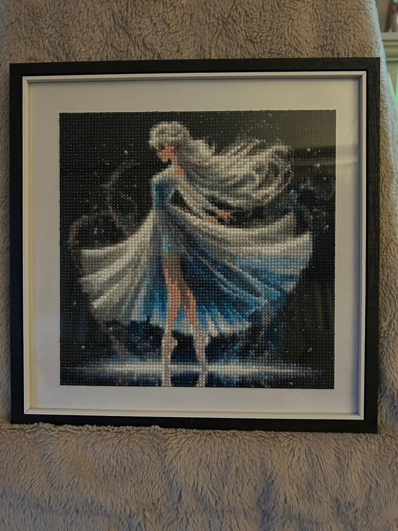 Ballet Elsa diamond art kit