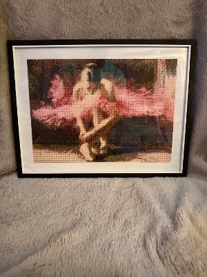 Ballet girl diamond art kit