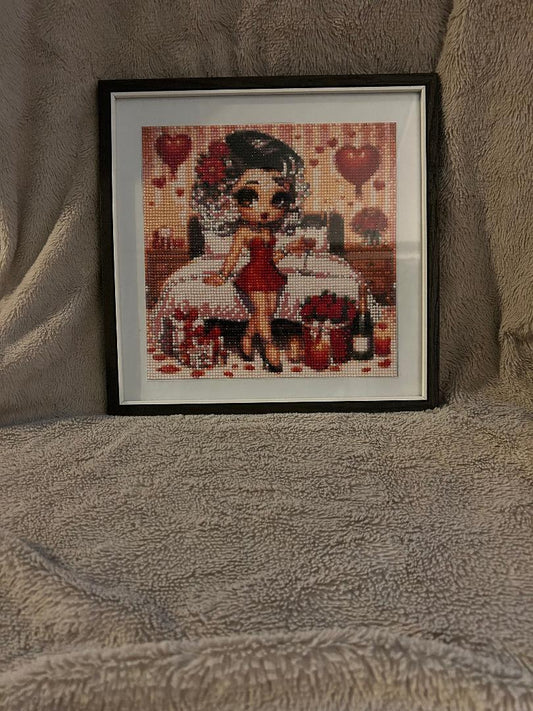 Betty Valentine diamond art kit