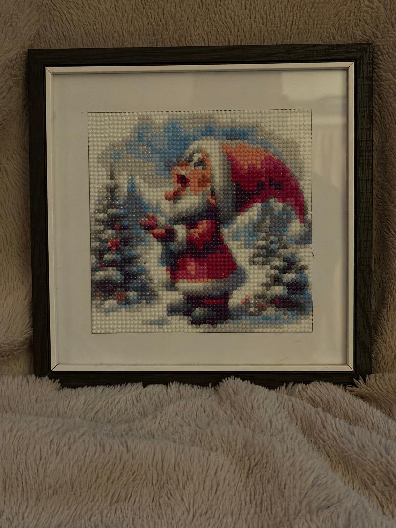 Girl in the snow diamond art kit