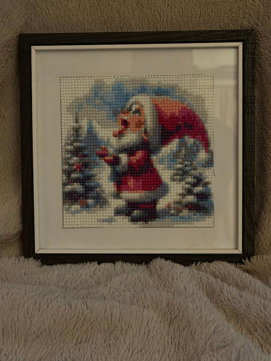 Girl in the snow diamond art kit