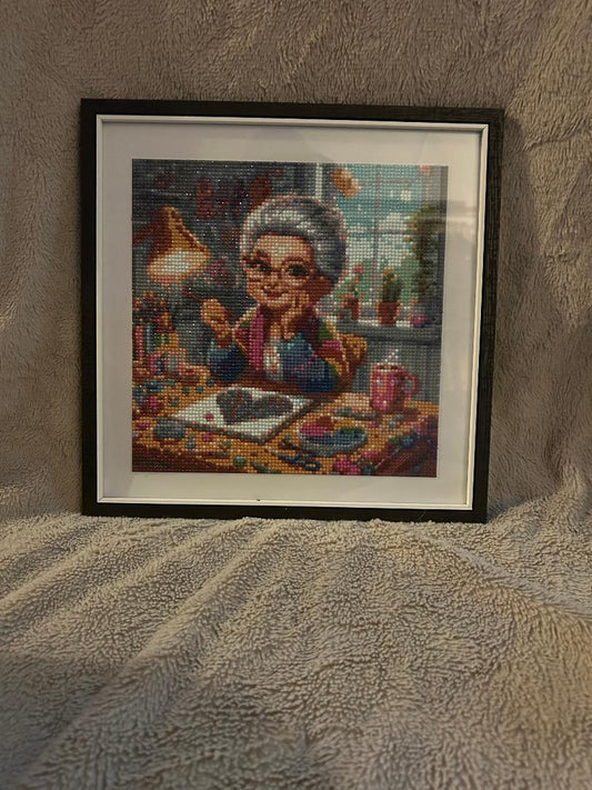 Grandma's Craft Room diamond art kit