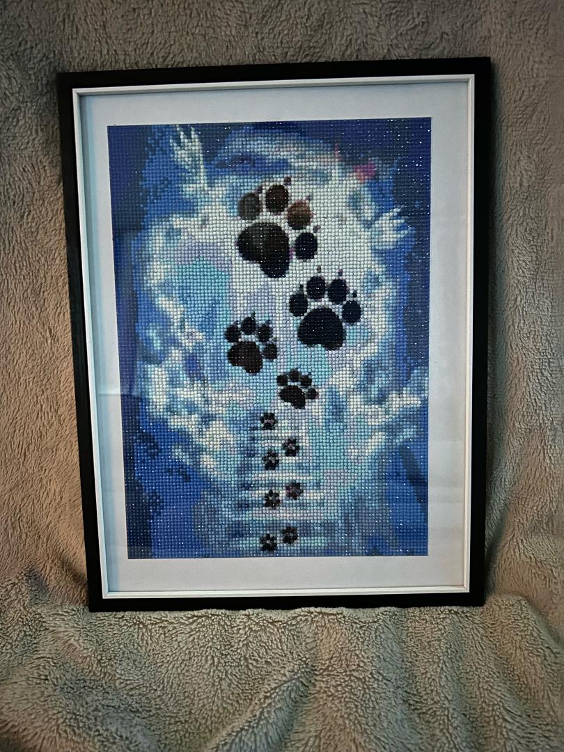 Paws to Heaven diamond art kit