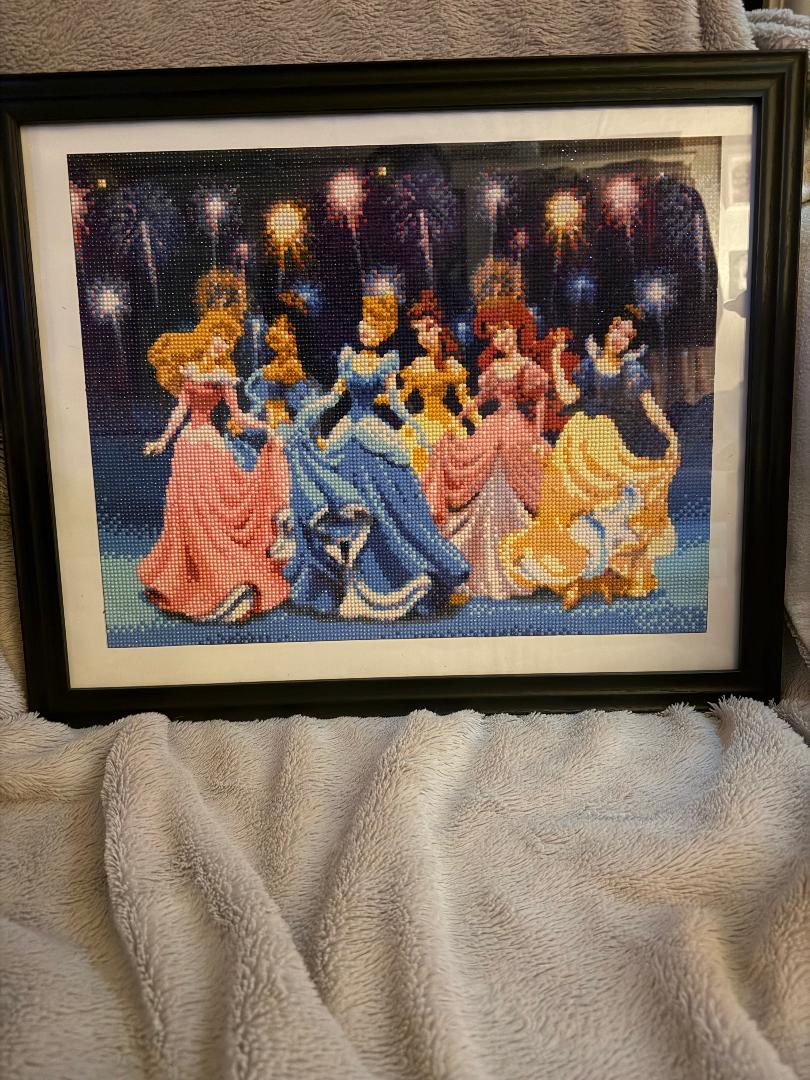 Princesses diamond art kit