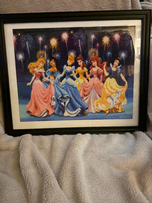 Princesses diamond art kit