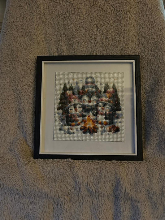 Singing Penguins diamond art kit