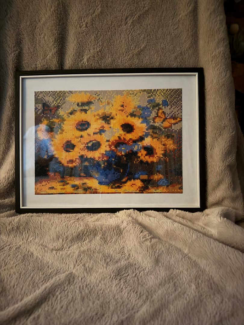 Sunflowers diamond art kit
