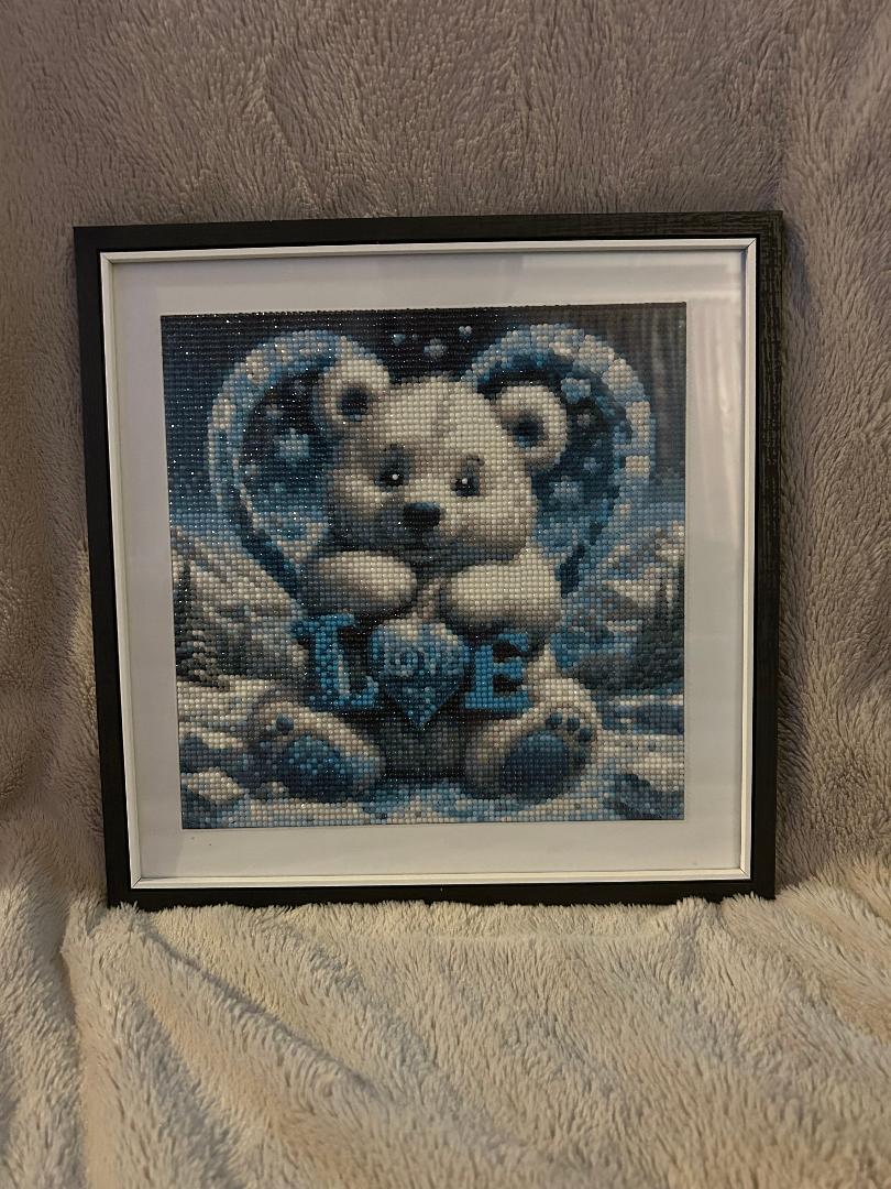 Polar Love diamond art kit 30x30cm